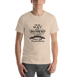 I'm an May girl - i was born with my heart Unisex T-Shirt